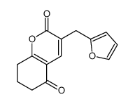 3-(呋喃-2-甲基)-7,8-二氢-2H-色烯-2,5(6H)-二星空app结构式