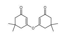 3,3'-Oxybis(5,5-dimethyl-2-cyclohexen-1-on) Structure