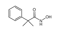 N-hydroxy-2-methyl-2-phenylpropanamide structure