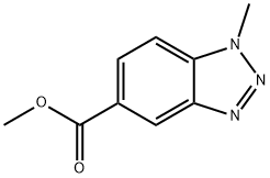 Methyl 1-Methyl-1,2,3-benzotriazole-5-carboxylate Structure