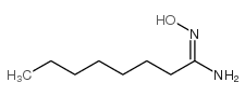 N-HYDROXY-OCTANAMIDINE structure