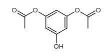 5-hydroxy-1,3-phenylene diacetate Structure