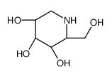 (2S,3S,4S,5S)-2-(hydroxymethyl)piperidine-3,4,5-triol结构式