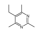 Pyrimidine, 5-ethyl-2,4,6-trimethyl- (9CI) structure