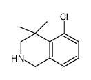 5-chloro-4,4-dimethyl-1,2,3,4-tetrahydroisoquinoline structure