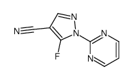 5-FLUORO-1-(PYRIMIDIN-2-YL)-1H-PYRAZOLE-4-CARBONITRILE Structure