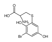 2-bromo-6-cystein-S-ylhydroquinone Structure