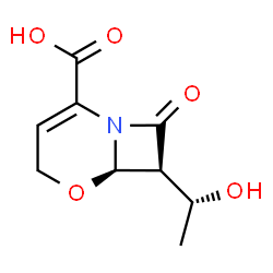 7-hydroxyethyl-1-oxacephem structure