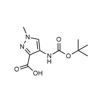 4-[(tert-butoxycarbonyl)amino]-1-methyl-1H-pyrazole-3-carboxylicacid picture