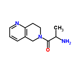 2-Amino-1-(7,8-dihydro-1,6-naphthyridin-6(5H)-yl)-1-propanone Structure