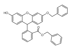 O-benzyldihydrofluorescein benzyl ester Structure