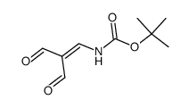 Carbamic acid, (2-formyl-3-oxo-1-propenyl)-, 1,1-dimethylethyl ester (9CI) Structure