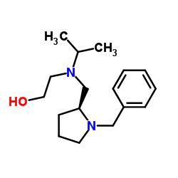 2-[{[(2S)-1-Benzyl-2-pyrrolidinyl]methyl}(isopropyl)amino]ethanol结构式