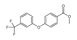 methyl 4-[3-(trifluoromethyl)phenoxy]benzoate结构式