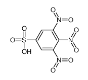 3,4,5-trinitrobenzenesulfonic acid结构式