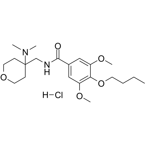 Opiranserin hydrochloride Structure