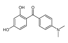 (2,4-dihydroxyphenyl)-[4-(dimethylamino)phenyl]methanone结构式