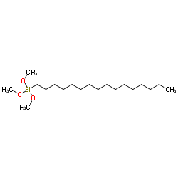 hexadecyltrimethoxysilane Structure