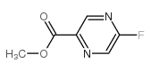 Pyrazinecarboxylic acid, 5-fluoro-, methyl ester (9CI) Structure