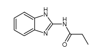 Propanamide, N-1H-benzimidazol-2-yl- (9CI)结构式