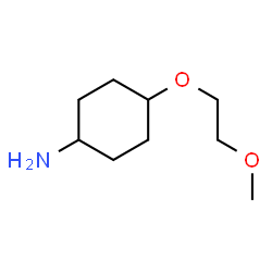 Cyclohexanamine, 4-(2-methoxyethoxy)-, cis- (9CI) Structure