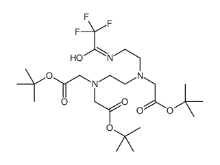 二乙烯三胺三乙酸三氟乙酰胺三(叔-丁酯)结构式