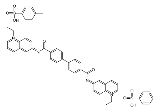 6,6'-(p,p'-Biphenylylenebis(carbonylimino))bis(1-ethylquinolinium) ditosylate picture