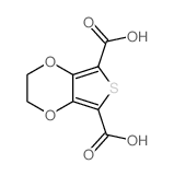 2,5-二羧酸-3,4-乙撑二氧噻吩结构式