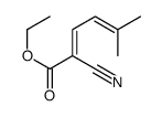 ethyl 2-cyano-5-methylhexa-2,4-dienoate结构式