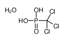 trichloromethylphosphonic acid,hydrate Structure