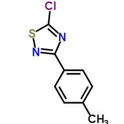 5-Chloro-3-p-tolyl-[1,2,4]thiadiazole结构式