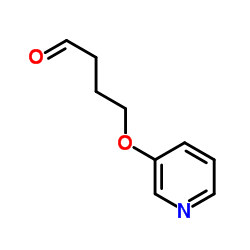 4-(3-吡啶氧基)-丁醛结构式