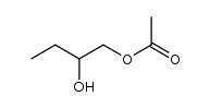 (+/-)-2-hydroxybutyl acetate Structure