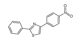 4-(4-nitrophenyl)-2-phenylthiazole Structure