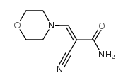 2-氰基-3-吗啉丙酰胺结构式