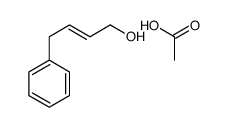 acetic acid,4-phenylbut-2-en-1-ol结构式