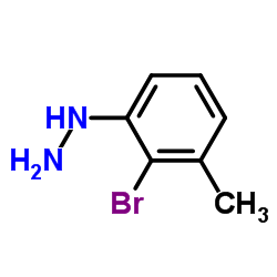 (2-Bromo-3-methylphenyl)hydrazine结构式