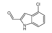 4-氯吲哚-2-甲醛结构式