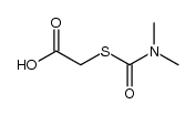 dimethylcarbamoylsulfanyl-acetic acid结构式