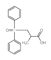 Propanoic acid,3-(diphenylphosphinyl)-2-methyl- picture