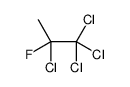 1,1,1,2-Tetrachloro-2-fluoropropane结构式