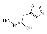 2-(4-methyl-1,3-thiazol-5-yl)acetohydrazide结构式