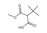 tert-Butylmalonsaeure-monomethylester结构式