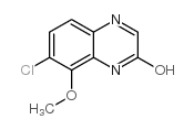 7-氯-8-甲氧基喹喔啉-2-醇结构式