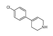 4-(4-chlorophenyl)-1,2,3,6-tetrahydropyridine Structure