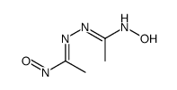 N-hydroxy-N'-(1-nitrosoethylideneamino)ethanimidamide Structure