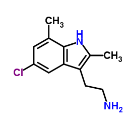 2-(5-Chloro-2,7-dimethyl-1H-indol-3-yl)ethanamine Structure