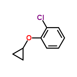 1-Chloro-2-cyclopropoxy-benzene结构式