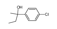 2-(4-chlorophenyl)-2-butanol结构式