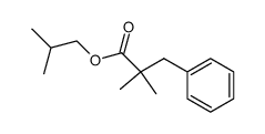 2,2-dimethyl-3-phenyl-propionic acid isobutyl ester Structure